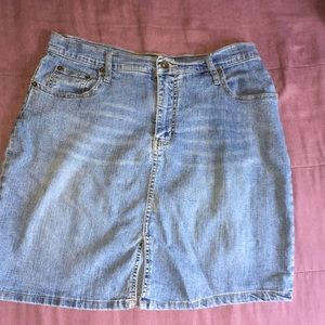Blue jean skirt